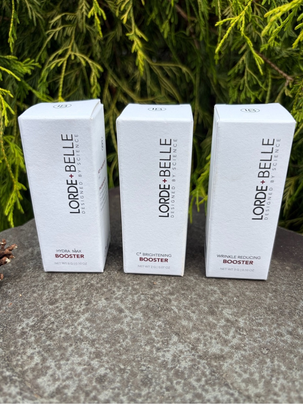 Lorde+Belle White Booster Set — Hydra Max, C+ Brightening, Wrinkle Reducing